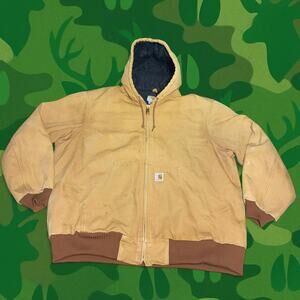 Vintage Made In Usa Carhartt J140 Duck Active Jacket